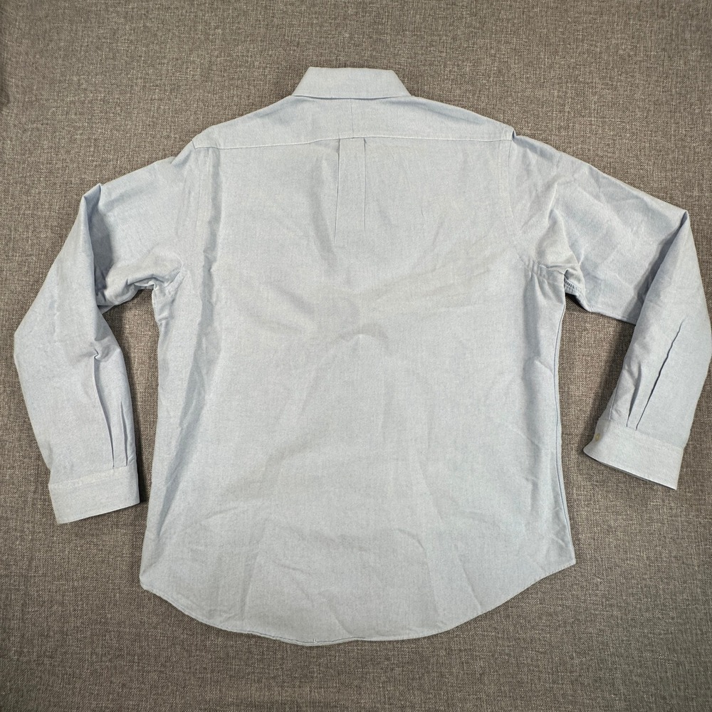 Ralph Lauren Oxford Shirt Mens XL Light Blue Custom Fit Button Down Flesh Pony - Picture 3 of 7